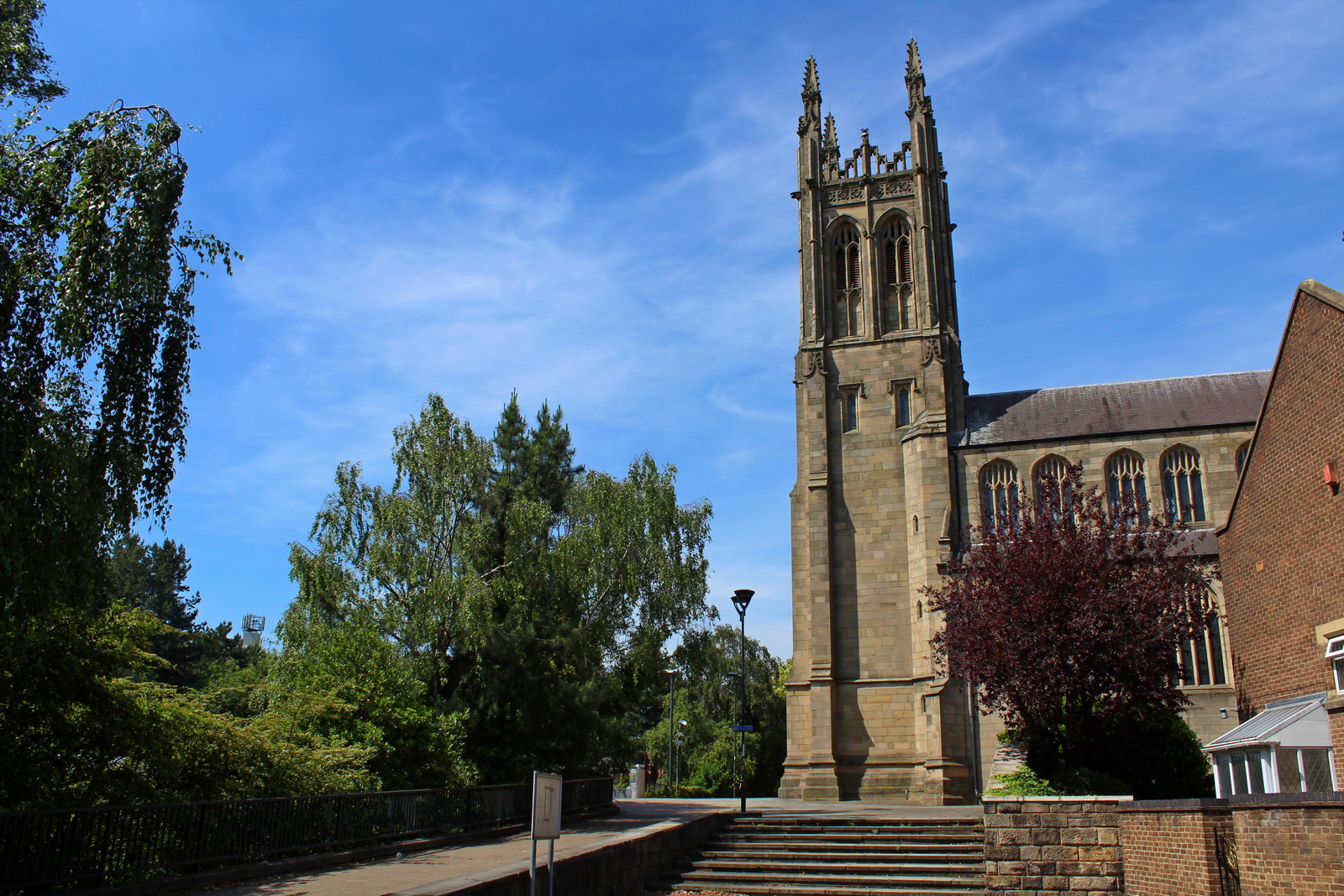 Saint Mary's Church Derby, England (Pugin 1838. Grade II* Listed, 1952. Statutory Address: Roman Catholic Church of St Mary, Bridge Gate).